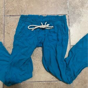 Roxy Drawstring Cropped Pants